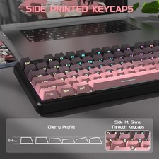 ATTACK SHARK X87 Wireless Tri-Mode Mechanical Gaming Keyboard Hot Swappable RGB 17