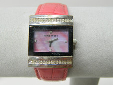 NINE WEST Pink MOP Women's watch