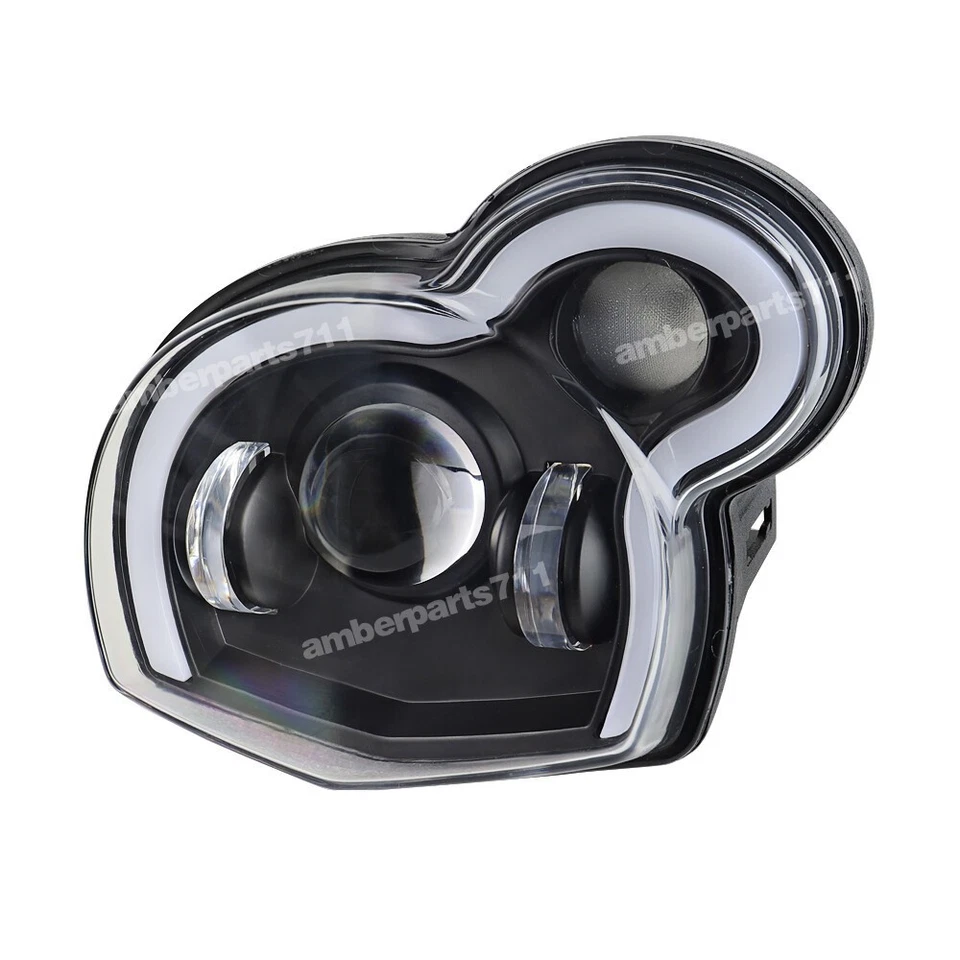 Conjunto de faros LED con haz alto/bajo para BMW G650GS/Sertao R13 2011-2017 Foto 3 de 4