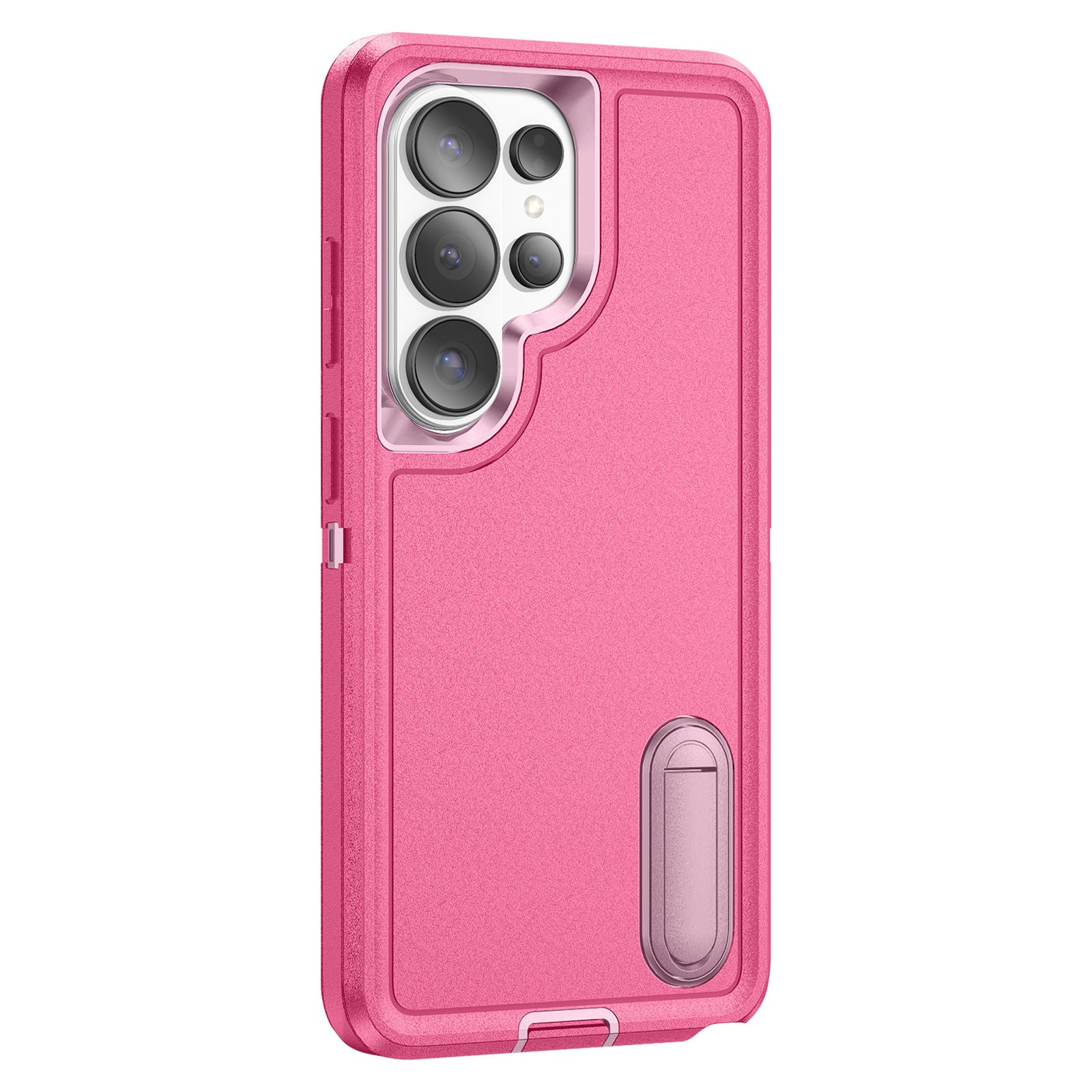 Coque Galaxy S26 Ultra rose avec béquille pour vos séries en voyage