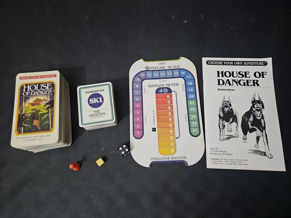 Choose Your Own Adventure House of Danger Board Game | Strategy Game | Cooperati - Image 3 of 4