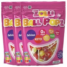 Ball Popz Sugar Free Candy Lollipops - 5.2oz/...