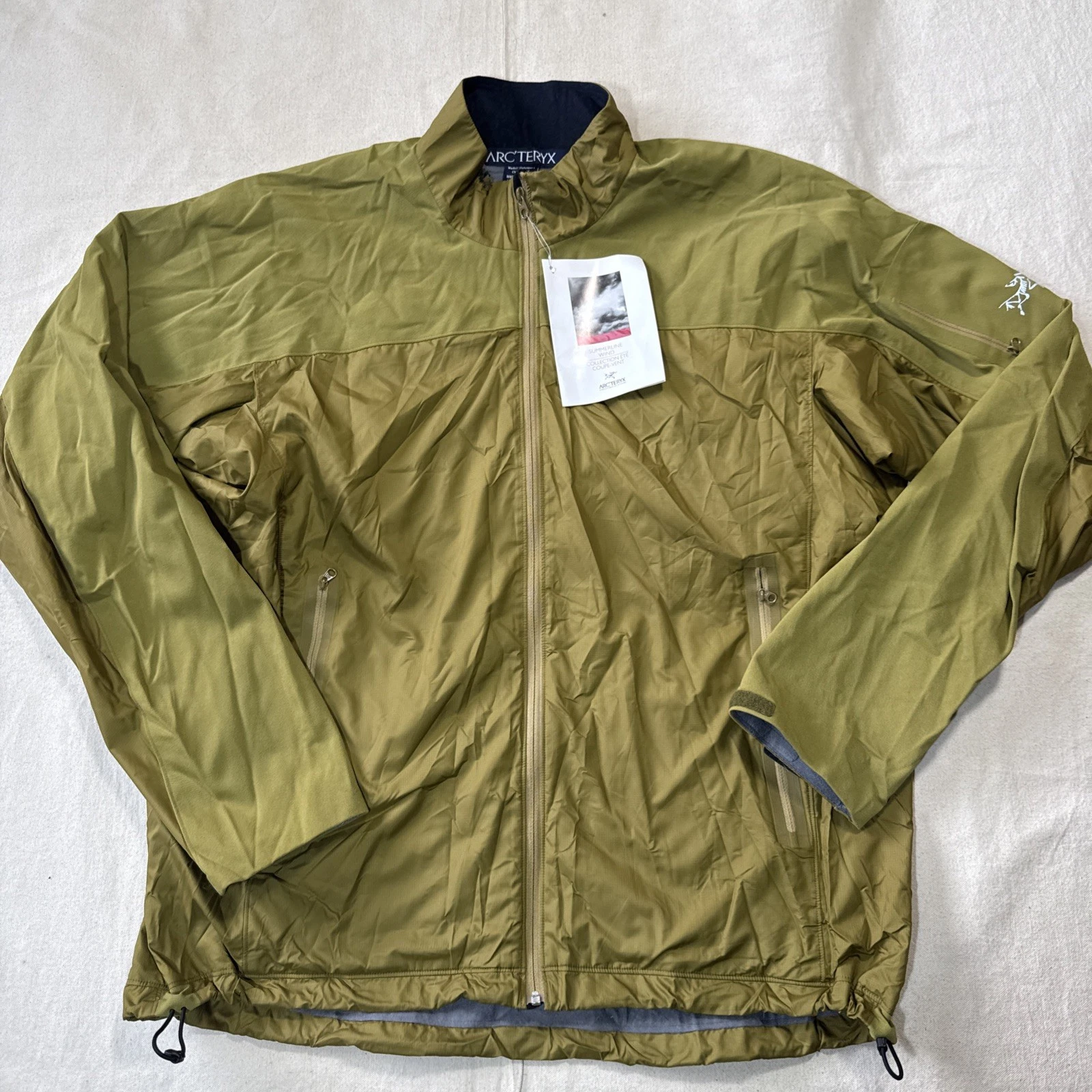 Arc’Teryx Men's Katabatic Jacket Size XL Algae New With tags FLAW