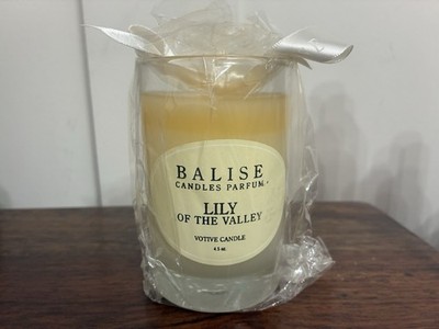 Balise Candles Parfum Lily Of The Valley Votive Candle 4.5oz Lead Free Wick