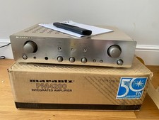 Marantz PM4200 Integrated Amplifier.  Brushed Silver, Very Good Condition.