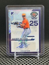 Xavier Neyens 2025 Prospect Edition Prospect Ticket Auto - Purple Scope #44/49