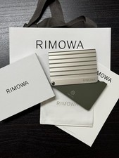 RIMOWA Silver Card Holder Aluminium Case Card Holder