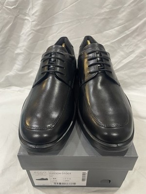 Men's ECCO S Lite Hybrid Black Dress Shoes 520324 01001, Size 41 EU, 7-7.5 US