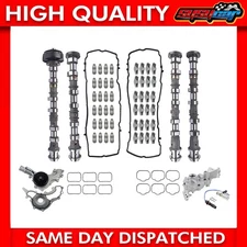 4x Camshaft & Rockers Arms Lifters Kit for 11-16 Chrysler Dodge Ram Jeep 3.6L V6
