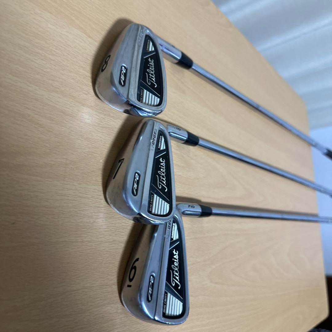 Titleist AP2 710 Iron Set 3pcs 6-8 Dynamic Gold Flex S | eBay