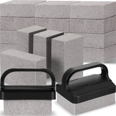 #ad Grill Cleaning Pumice Stones Heavy Duty Griddle Scrubbing Bricks 16 Pcs PC $42.95