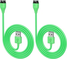 Garmin Watch Charger Cable 2 Pack – USB A Fast Charging Cord Compatible Models