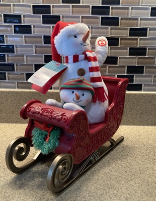 #ad Hallmark Jingle Pals Twinkling Sleigh Ride Singing Snowmen Animated Plush 2016 $50.00