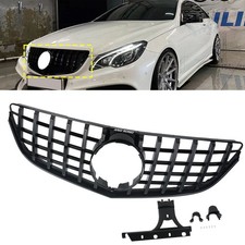 SPORT GRILL KÜHLERGRILL SCHWARZ GLANZ für MERCEDES E-KLASSE COUPE C207 2009-2013