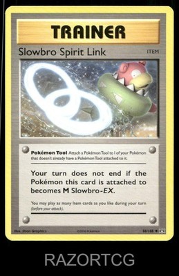 Slowbro Spirit Link 86/108 UC EVOLUTIONS POKEMON NM/M