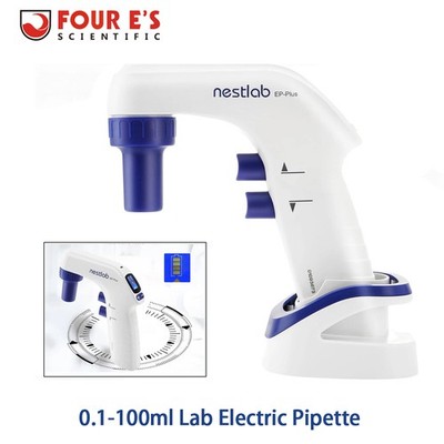 Electronic Pipettor Lab Pipettor Controller 0.1-100ml  Micropipette Adjustable