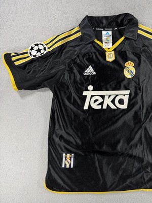 Adidas Real Madrid 99/00 Away Jersey In Black Men's US Size Small