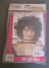 California Kostiumes The Bad Girl ciemnobrązowy kostium peruka