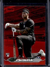 2024 Topps Stadium Club Everson Pereira RC Red Foil Rookie #287 Yankees