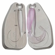 Aluminium Mould  for a  Rubber Soft Bait Twisters 1 size x 100mm  Kayak fishing