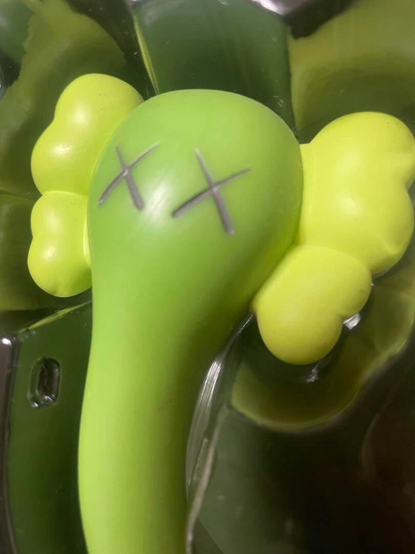 Kaws Bendy Green Released in 2004 Hectic Figure Medicom Toy From Japan Used F/S