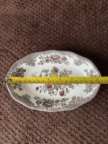 Enoch Wedgwood Oriental Pheasants Side Dish 20 x 14 Cm. VGC Used. - Picture 8 of 12