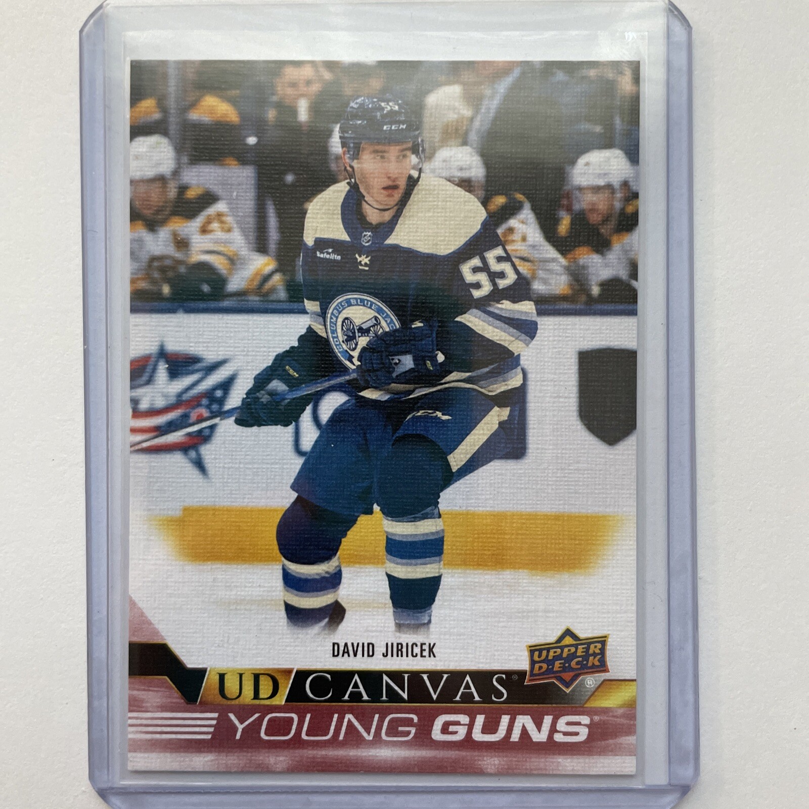 2022-23 Upper Deck Series 2 UD Canvas Young Guns David Jiricek #C227 Rookie RC