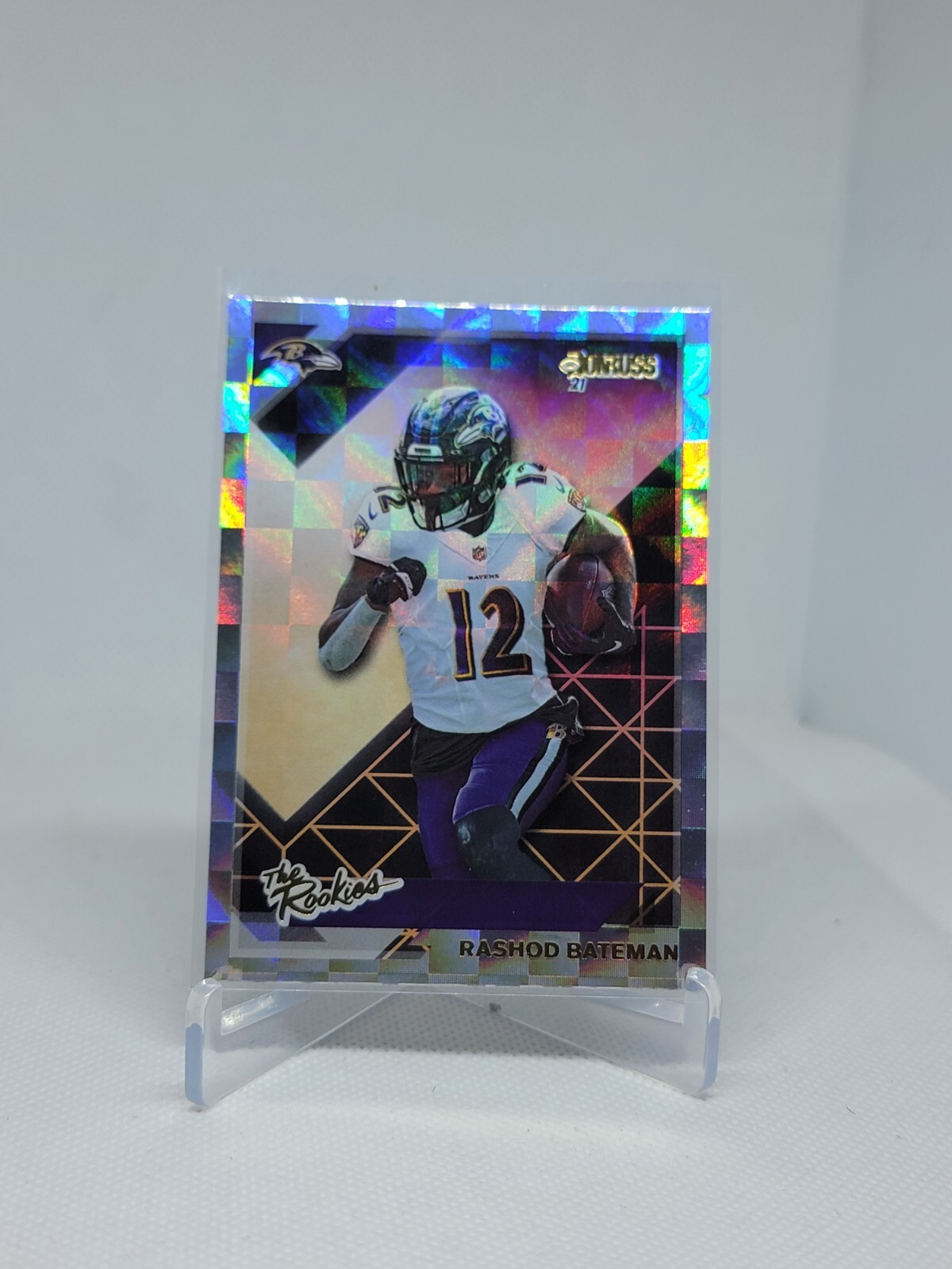 2021 Donruss Rashod Bateman The Rookies Rookie Card #TR-RBA Baltimore Ravens C9A