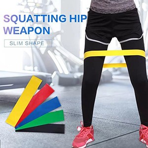 Set-of-5-Workout-Resistance-Loop-Band-Yoga-Crossfit-Fitness-Pilates-Leg-Exercise