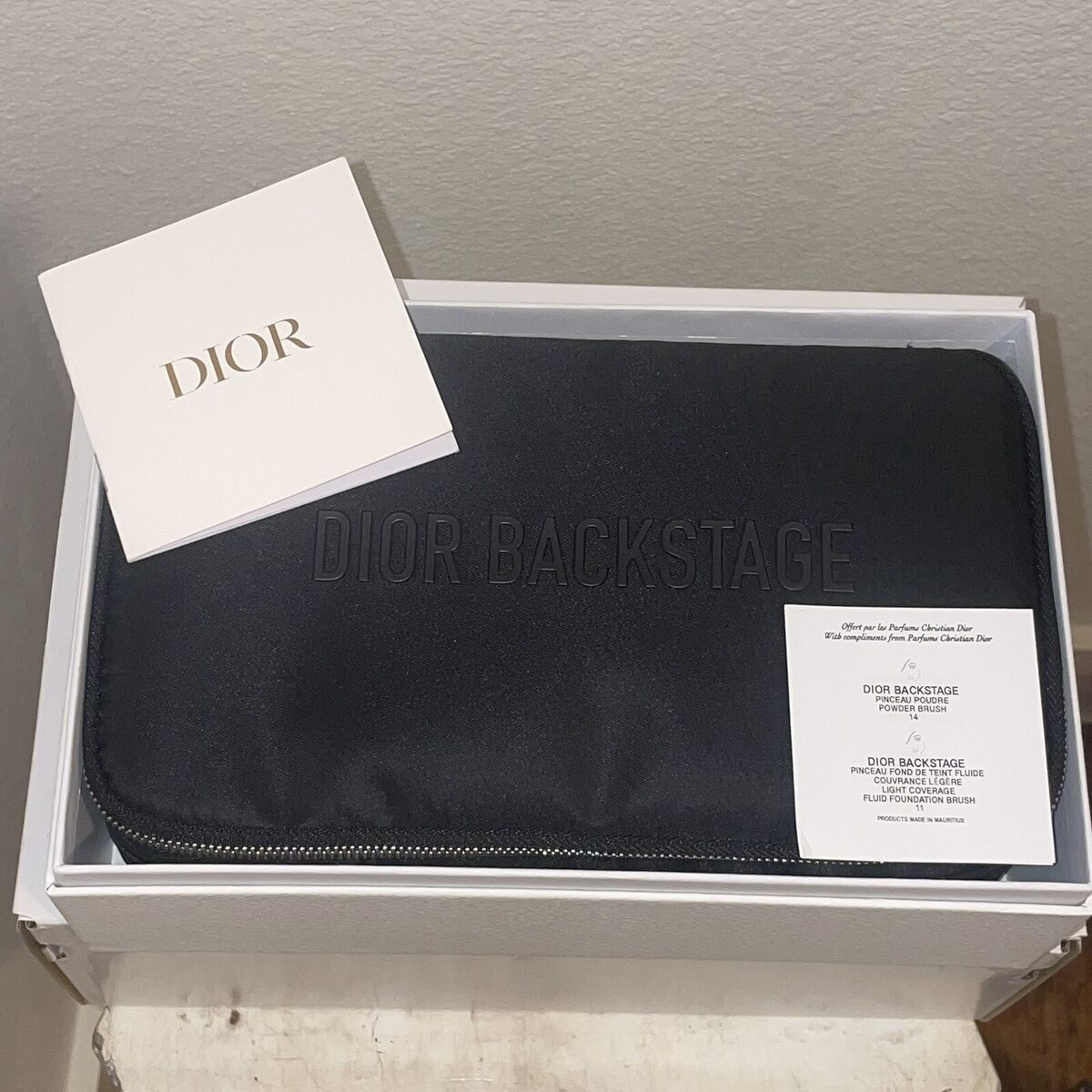 Dior Backstage Bag Kit with Brushes | eBay Dior Backstage Bag Kit with Brushes | eBay