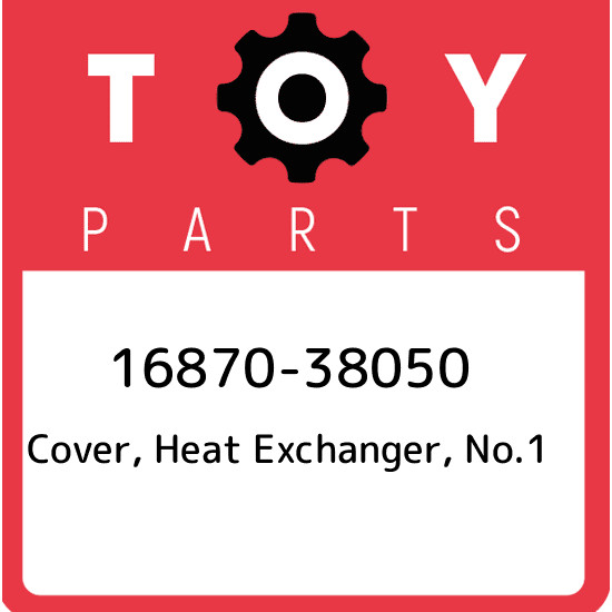 16870-38050 Toyota Cover, heat exchanger, no.1 1687038050, New 
