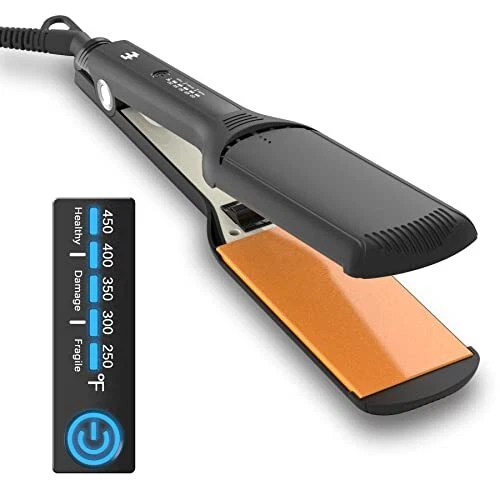 Flat iron for clearance thick frizzy hair