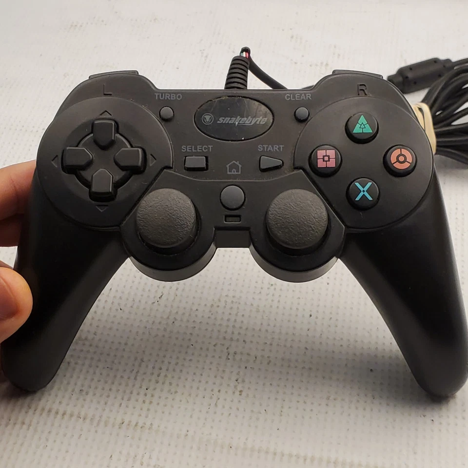 Snakebyte SB00566 USB Wired BLACK Controller for PS3 PLAYSTATION 3 NOT TESTED - Image 2 of 4
