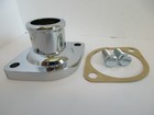 SB BB MOPAR CHROME WATER NECK THERMOSTAT HOUSING W/GASKET 318 340 383 440 #7286