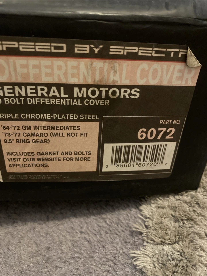 08960160720 Speed By Spectre 10 Bolt Differential Cover Part No.6072 - Image 3 of 4