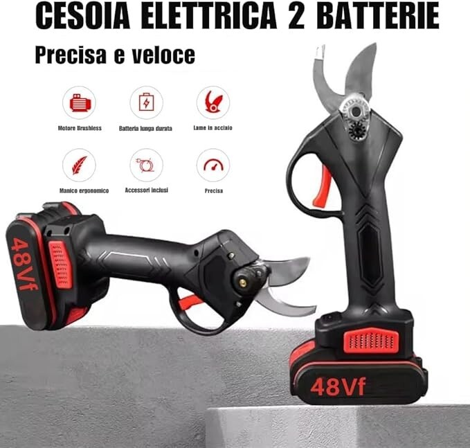 Forbici Elettriche Potatura 48V: La Tua Vigna Non Sarà Più la Stessa
