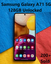 Samsung Galaxy A71 UW 5G SM-A716U 128GB Prism Black T-Mobile Factory Unlocked OB