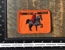 Vintage TENNESSEE WALKER Horse Breed Equine Farm Animal Pet Sew-On Patch 1970’s