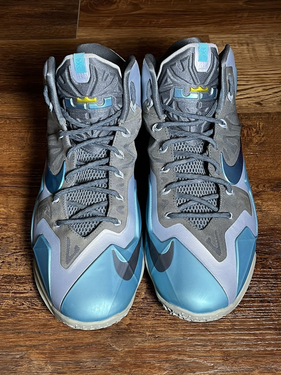 Nike Lebron 11 XI Armory Slate Gamma Blue 2013 - Size 13 - 616175