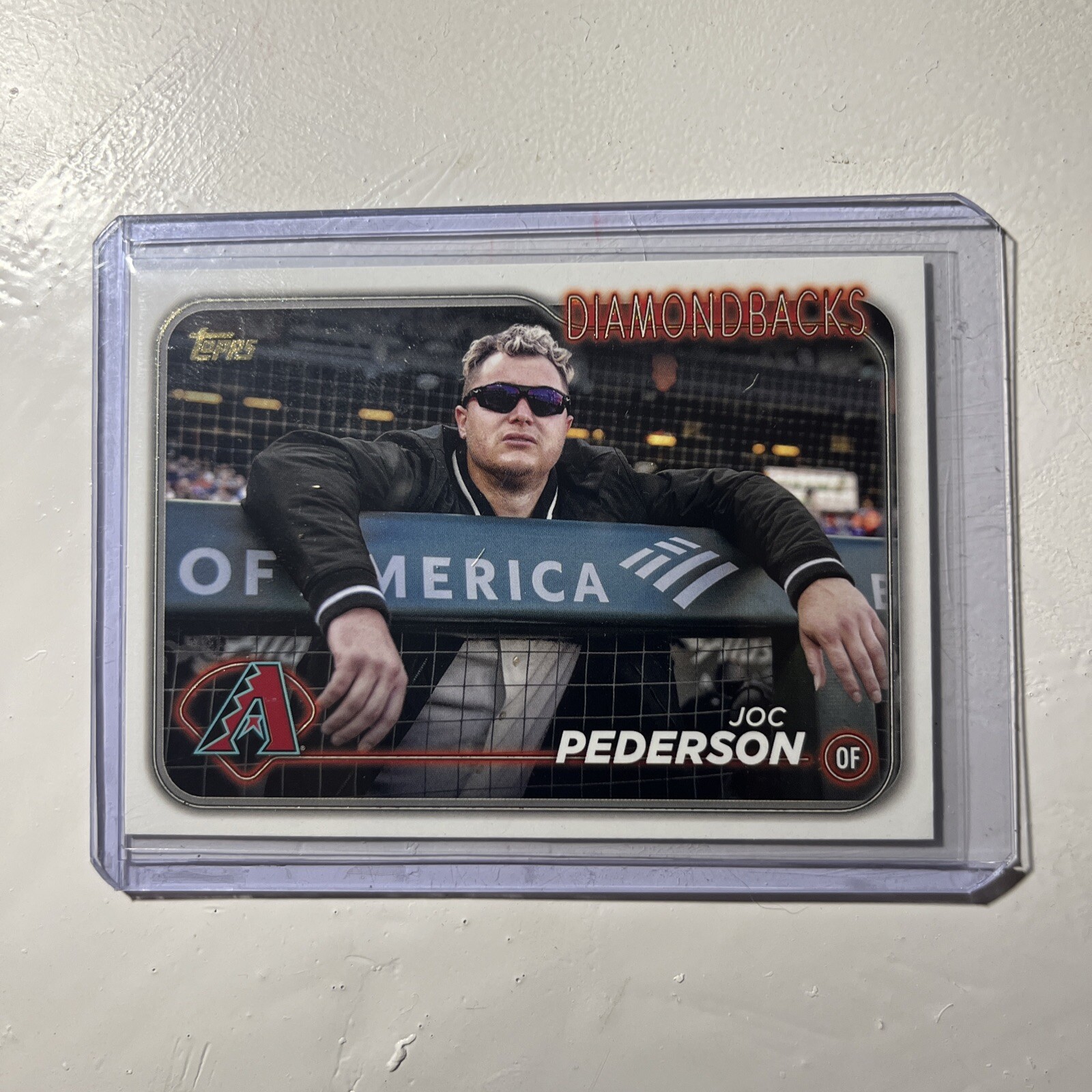 2024 Topps Series 2 Joc Pederson Golden Mirror Image Variation SSP #603 DBacks