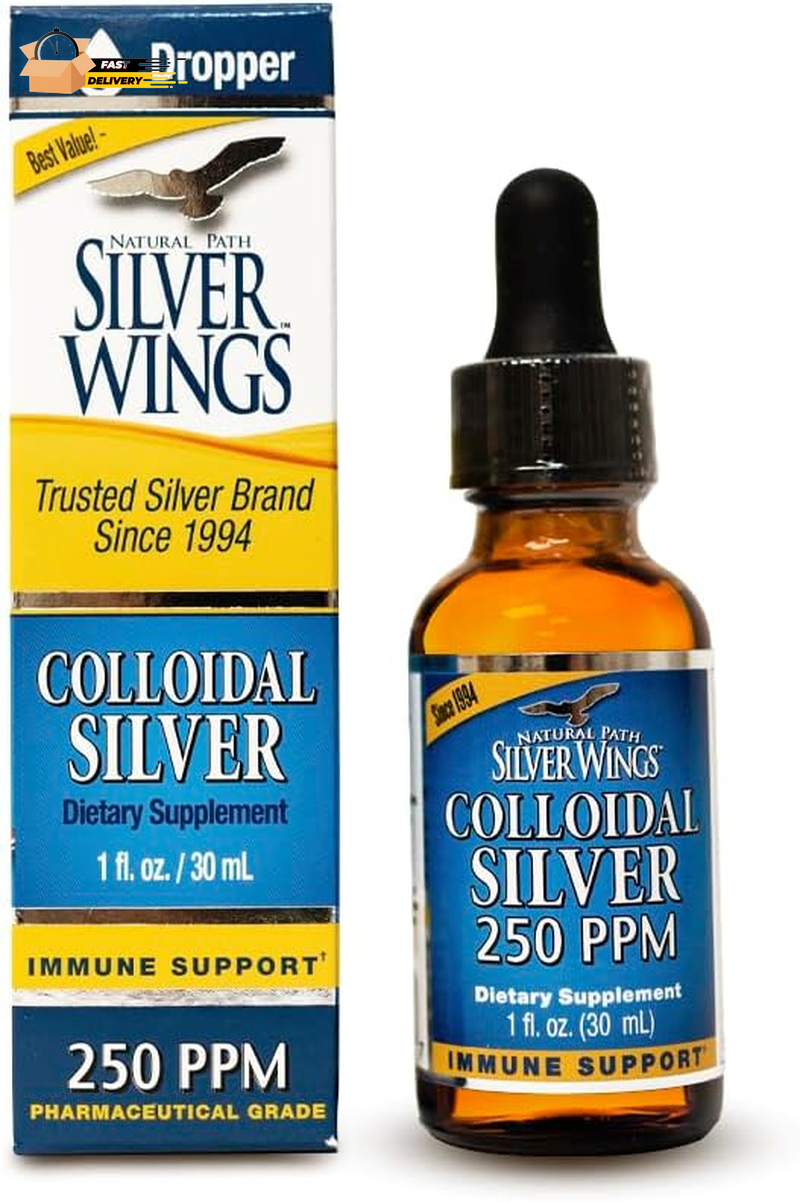Colloidal Silver Mineral Supplement, 250 Ppm, 1 Fluid