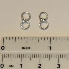 M. SEPIOL Traditional 1:9 (Toy) Model Horse Scale Harness Racing FIGURE 8 RINGS