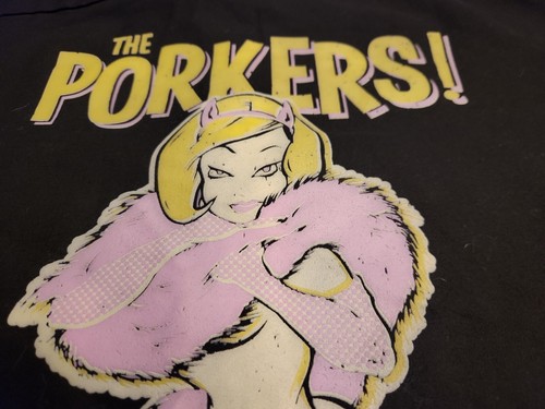 The Porkers Vintage Button Up Shirt Sz XL Hot Dog Daiquiri Ska - Picture 6 of 6