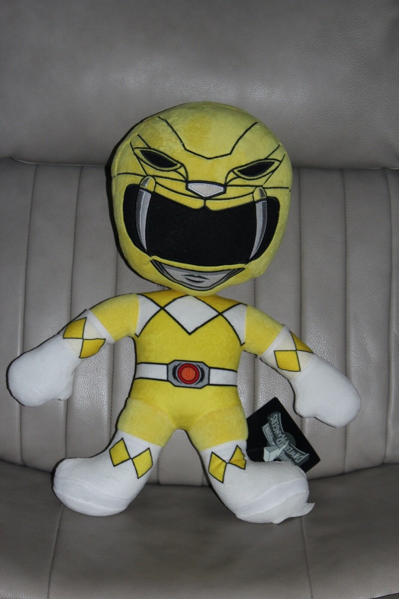 Power Rangers Yellow Head Plush Pillow 20