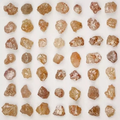 Natural Red Brown Raw Diamonds, Loose Rough Uncut Diamonds Lot 5+carat - Picture 7 of 14