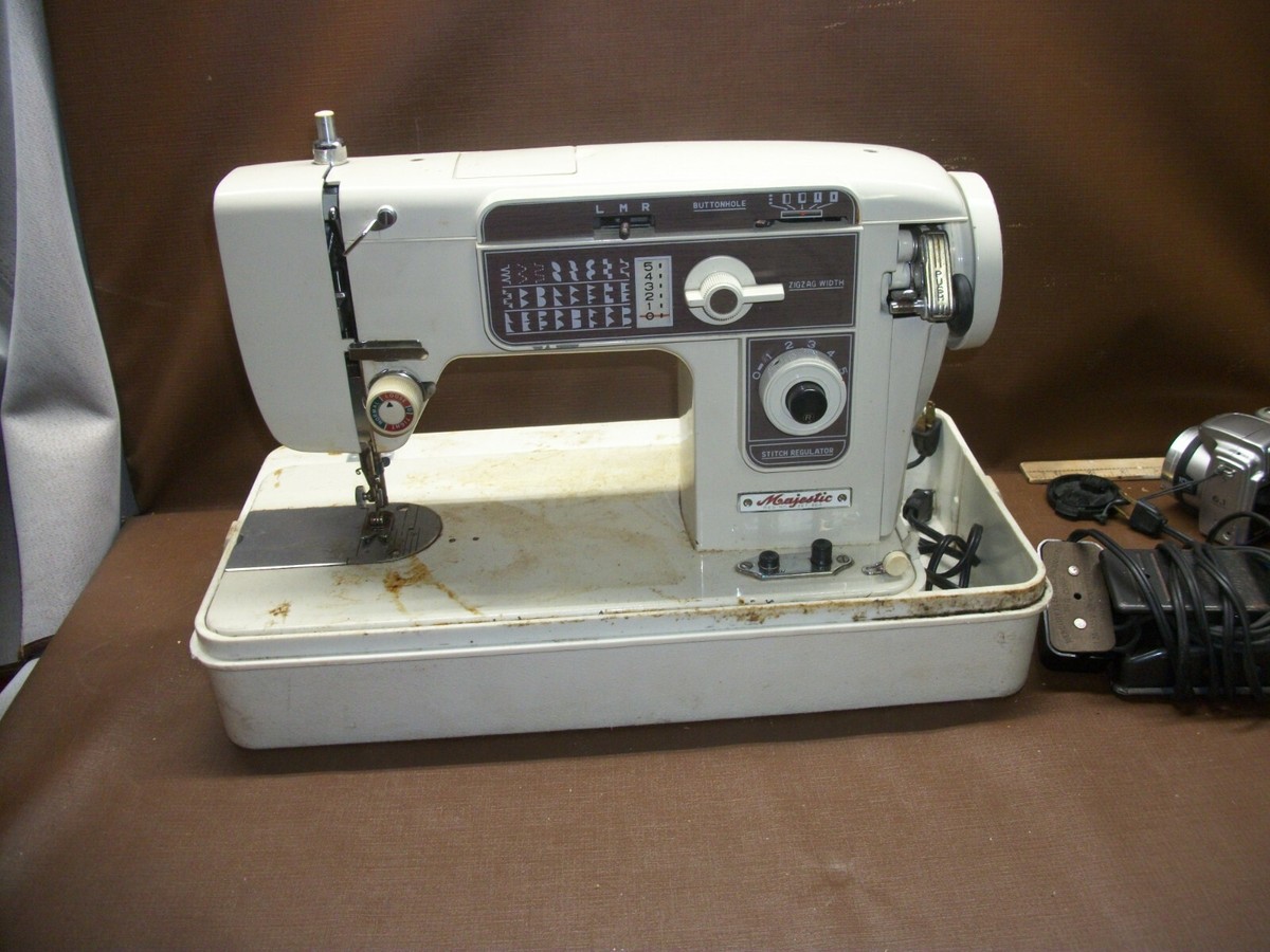 MAJESTIC Sewing Machine, Standard Model. Works ! VINTAGE | eBay