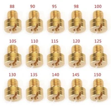 15 X Large Round Carb Main Jets For Mikuni N100.604 ODD Sizes 88 - 150 26mm 28mm