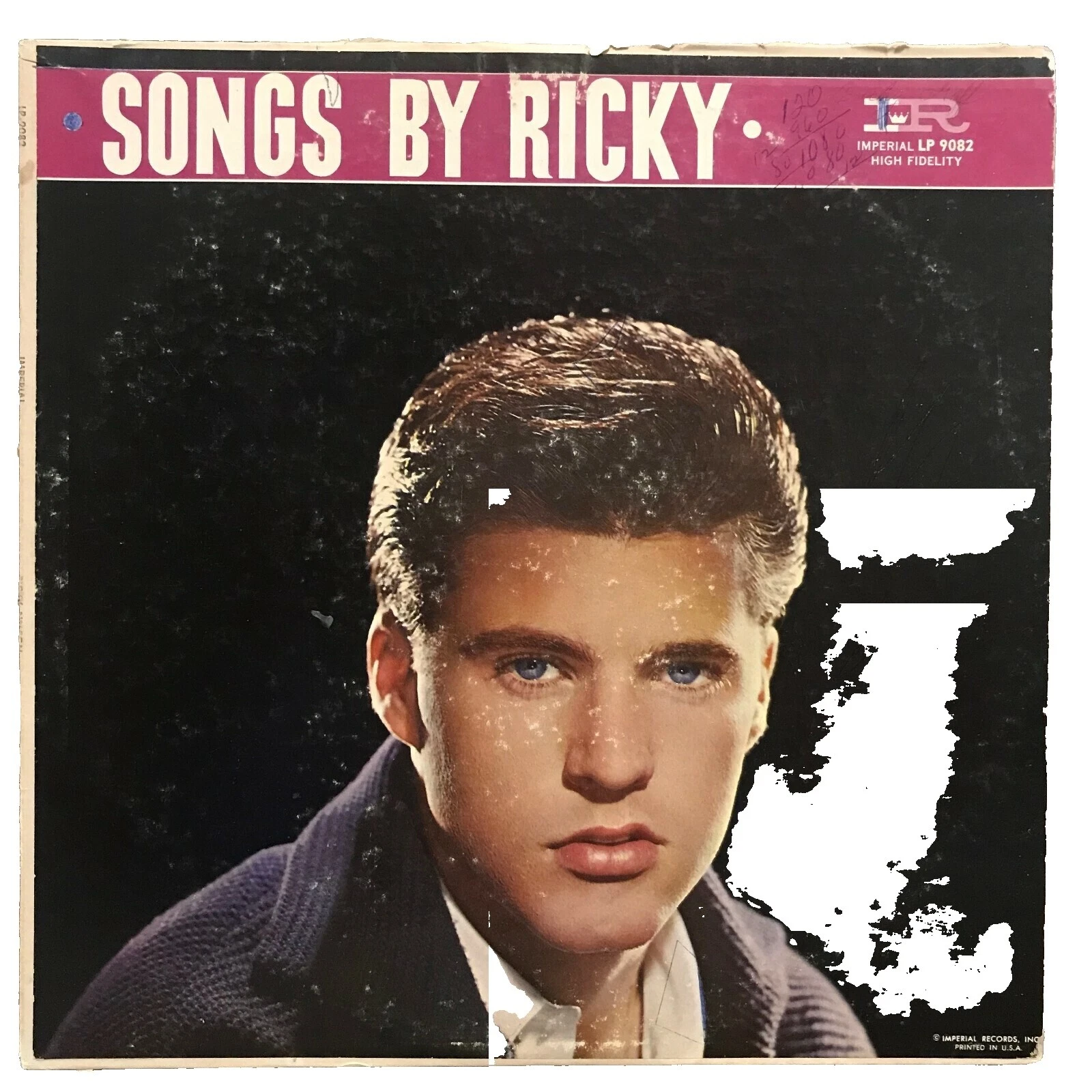 Ricky Nelson Good Plus (G +) Sleeve Grading Vinyl Records