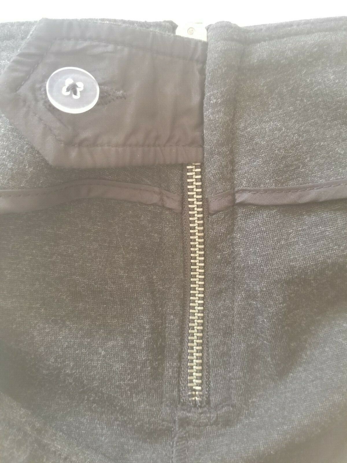 CAbi Basic Solid Gray Side Zip Above the Knee Wor… - image 11