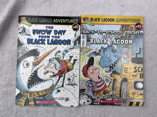 Black Lagoon Adventures Lot of 6 Scholastic Paperback Books Mike Thaler - Imagen 5 de 10
